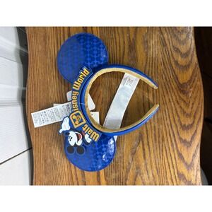 Walt Disney World Mickey‎ Mouse Ears Headband Blue Parks Souvenir NEW